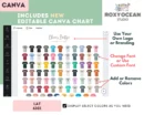 Editable LAT 6101 Color + Size Chart