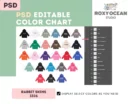 Editable Rabbit Skins 3326 Color + Size Chart