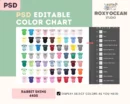 Editable Rabbit Skins 4400 Color + Size Chart