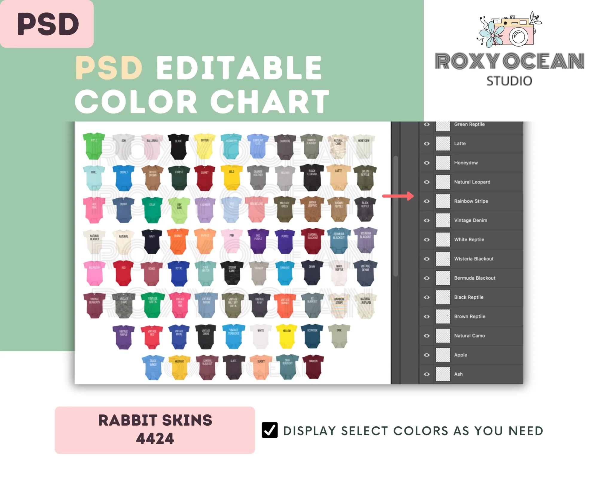 Editable Rabbit Skins 4424 Color + Size Chart - Image 3