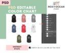 Editable District DT137L Color + Size Chart