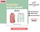 Editable District DT137L Color + Size Chart