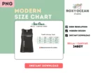 Editable Bella Canvas 3480Y Color + Size Chart