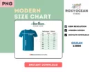 Editable Gildan 64000 Color + Size Chart