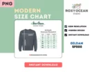 Editable Gildan SF000 Color + Size Chart