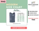 Editable Comfort Colors 9360 Color + Size Chart