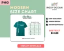 Editable District DM130 Color + Size Chart