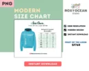 Editable Fruit Of The Loom SF76R Color + Size Chart