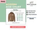 Editable Independent Trading Co. SS4500 Color + Size Chart