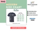 Editable Jerzees 29MR Color + Size Chart