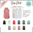 Editable District DT137L Size + Color Chart