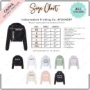 Editable Independent Trading Co. AFX64CRP Size + Color Chart